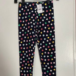 Girls Valentine's Be Mine Leggings, Size 10